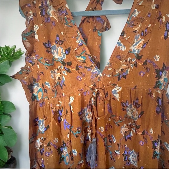 NWT MSRP $140 RAGA Morning Glories Maxi Dress - Size Large - Picture 10 of 14